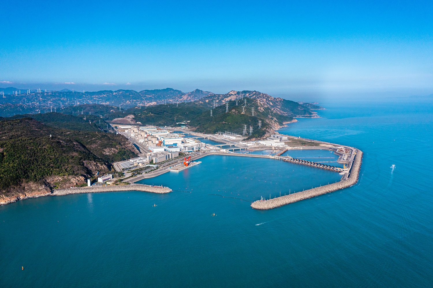 陽江核電廠區全景圖